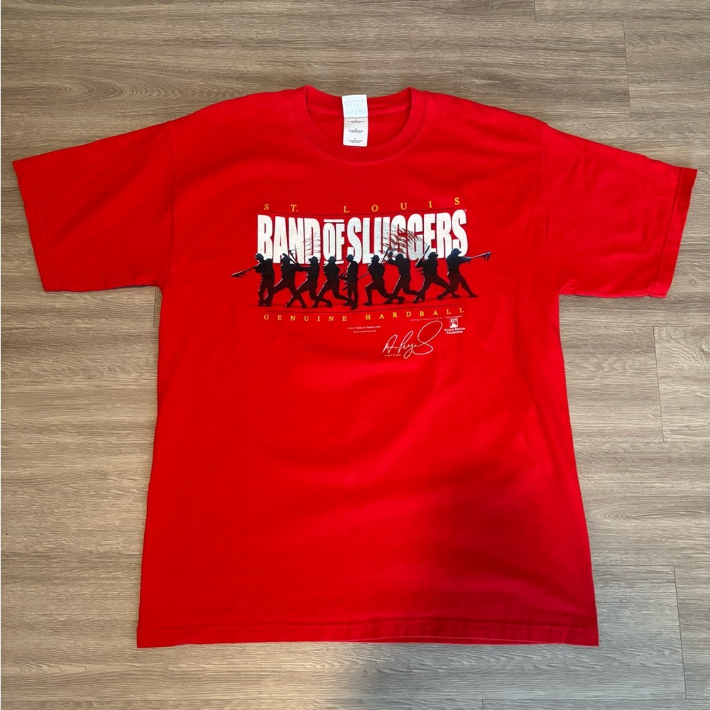 Albert Pujols St. Louis Band of Sluggers Red T-Shirt